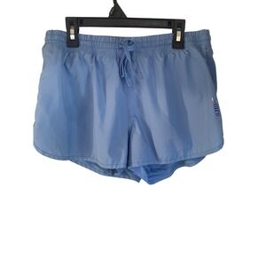 Juicy Couture Athletic Running Shorts Periwinkle Blue‎ Drawstring Lounge Medium